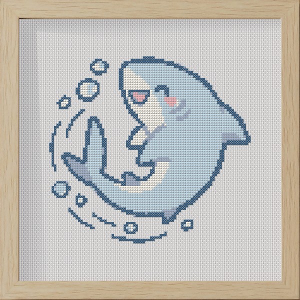 Finished cross-stitch sampler, No. 1
